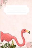 Lovely Pink Flamingo Journal