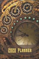 2020 Steampunk Metal Cogs Diary Planner