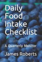 Daily Food Intake Checklist