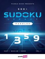 500+ Sudoku Legacy Puzzles Vol.1