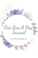 One Line A Day Journal