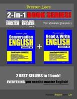 Preston Lee's 2-In-1 Book Series! Conversation English & Read & Write English Lesson 1 - 40 For Korean Speakers