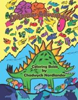 Dinosaur Adventures: Kids Coloring Book (Prehistoric, Dinosaurs, Sea Creatures, Turtles, Animals, Sea Life, Fish)