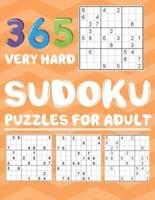 365 Very Hard Sudoku Puzzles For Adult