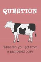 What Did You Get from a Pampered Cow?