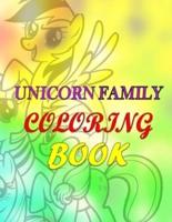 Unicorn Family Coloring Book