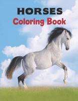 Horses Coloring Book.