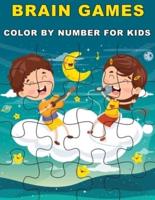 Brain Games Color by Number for Kids