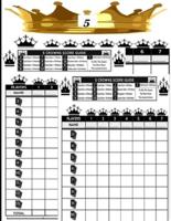 5 Crowns Score Sheets