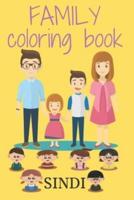 Family Coloring Book SINDI