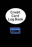 Credit Card Log Book