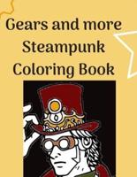 Gears and More Steampunk Coloring Book