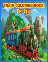 Train Coloring Book For Kids