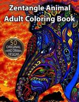 Zentangle Animals Adult Coloring Book
