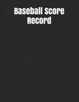 Baseball Score Record