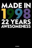 Made in 1998 - 22 Years of Awesomeness