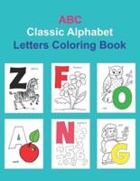 ABC Classic Alphabet Letters Coloring Book