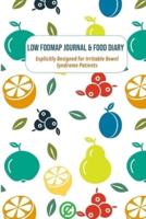 Low FODMAP Journal and Food Diary