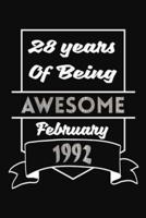 28 Years Of Being Awesome February 1992