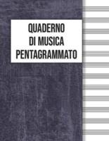 Quaderno Di Musica Pentagrammato