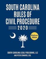 South Carolina Rules of Civil Procedure 2020