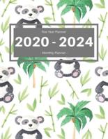 Five Year Planner 2020 - 2024 Monthly Planner