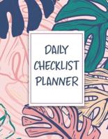 Daily Checklist Planner