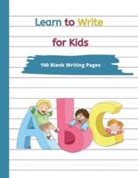 Learn to Write For Kids