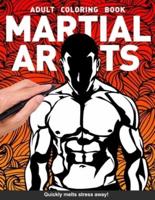 Martial Arts Adults Coloring Book