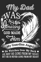 My Dad Was Amazing God Made Him My Guardian Angel He Watches Over My Back He May Be Gone from My Sight but He Is Never Gone from My Heart