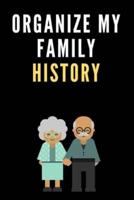 Organize My Family History Notebook