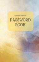 Personal Internet Password Book Logbook