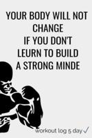Your Body Will Not Change If You Don't Leurn to Build a Strong Minde