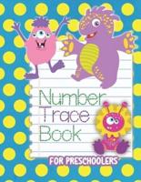 Number Trace Book For Preschoolers