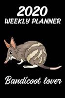 2020 Weekly Planner Bandicoot Lover