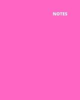 Blank Notepad in Pink