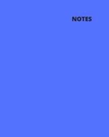 Blank Notepad in Blue