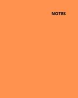 Blank Notepad in Orange