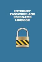 Internet Password And Username Logbook