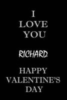 I Love You Richard Happy Valentine's Day