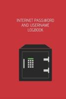 Internet Password And Username Logbook