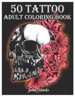 50Tattoo Adult Coloring Book