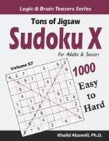 Tons of Jigsaw Sudoku X for Adults & Seniors