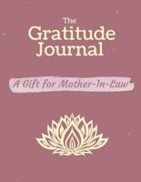 The Gratitude Journal. A Gift For Mother-In-Low.