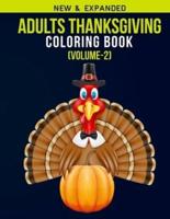 Adults THANKSGIVING Coloring Book (Volume-2)
