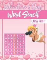 Valentine's Day Word Search Large Print