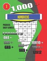 1,000 + Numbricks Puzzles Easy Levels