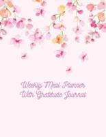 Weekly Meal Planner With Gratitude Journal