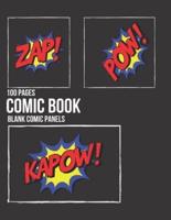 Blank Comic Book Large Size A4