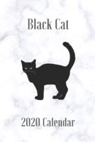 2020 Black Cat Themed Daily View Planner Calendar and Organizer Make Organization More Fun With This Cute Cat Art Daily Weekly Monthly Planner.